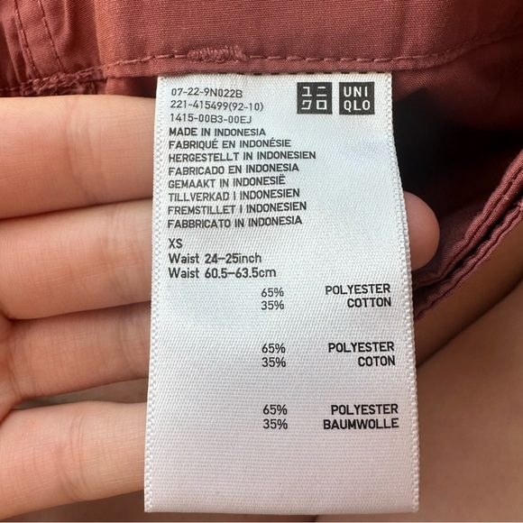 Uniqlo Women Baker cargo Shorts Pink - XS - Picture 14 of 14